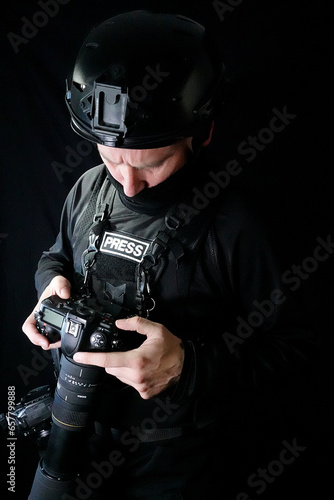 Obraz na plátne Photojournalist Photography