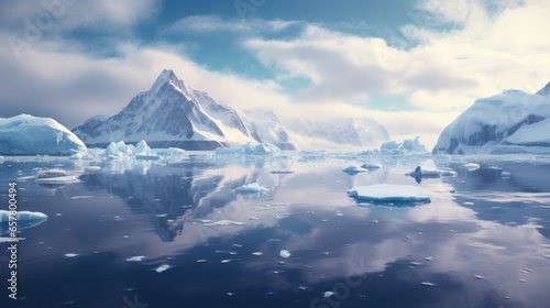 Antarctica wild natural landscape