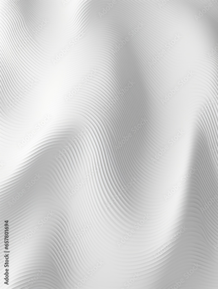 Naklejka premium White Creative Abstract Texture Wallpaper. Photorealistic Digital Art Decoration. Abstract Realistic Surface Vertical Background. Ai Generated Vibrant Pattern.