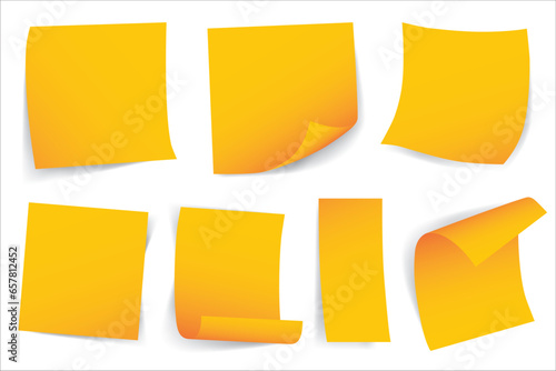Big Set of red color vector of paper fold shaped banners, price tags, stickers, posters.