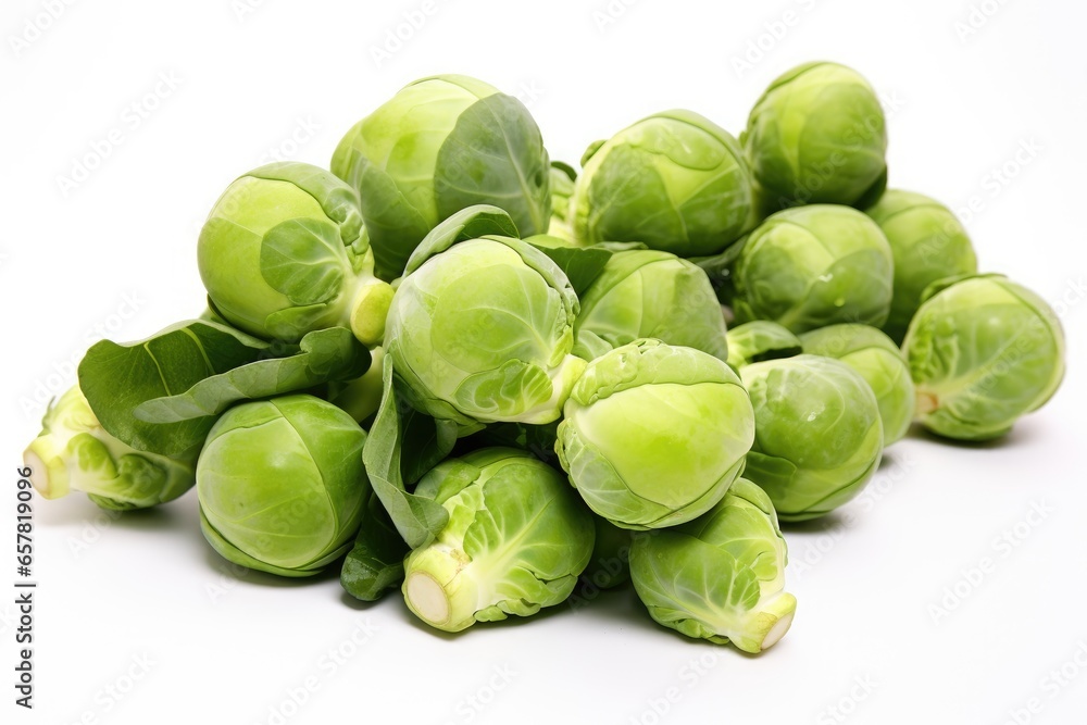 Fresh Brussels Sprouts Harvest Fresh Brussels Sprouts Harvest
