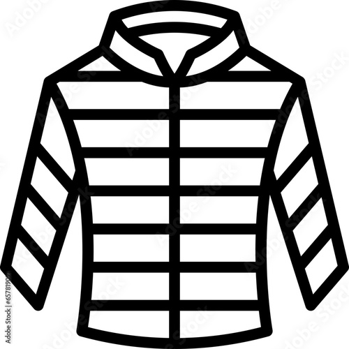 winter jacket icon