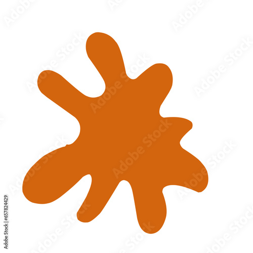 Orange Paint Splash