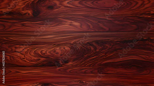 Seamless Rich Mahogany Wood Texture with Deep Red Tones photo