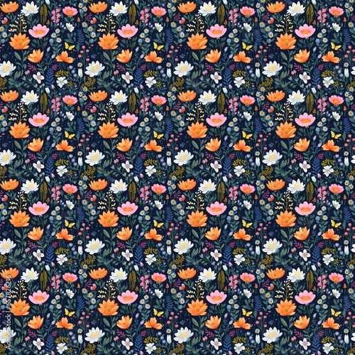 Wallpaper Mural Flowers premium Torontodigital.ca