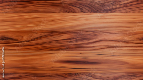 Seamless Golden-Brown Teak Wood Texture with Flowing Grains