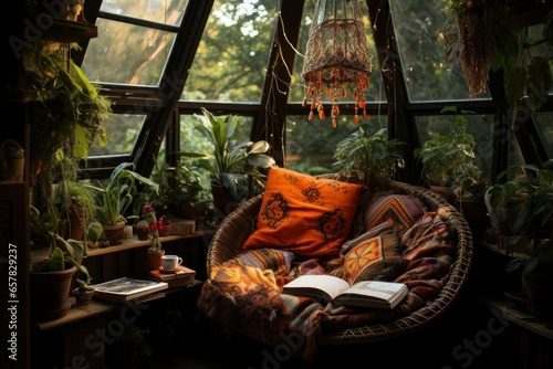 Bohemian Oasis: A Cozy Reading Nook