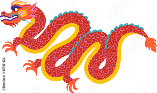 Abstract Chinese Dragon