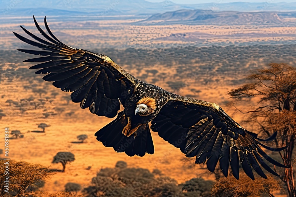 Fototapeta premium Vulture flying