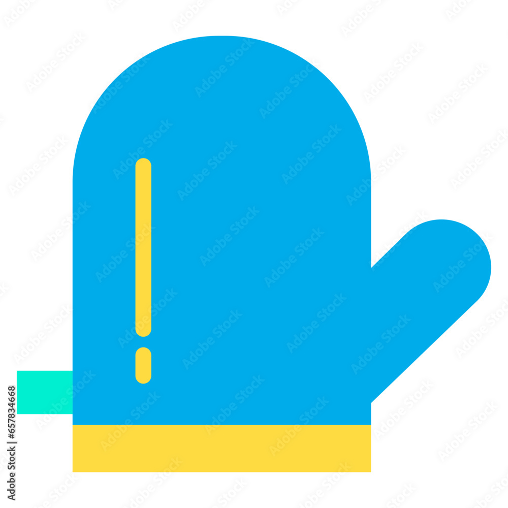 Fototapeta premium Flat Cook Glove icon