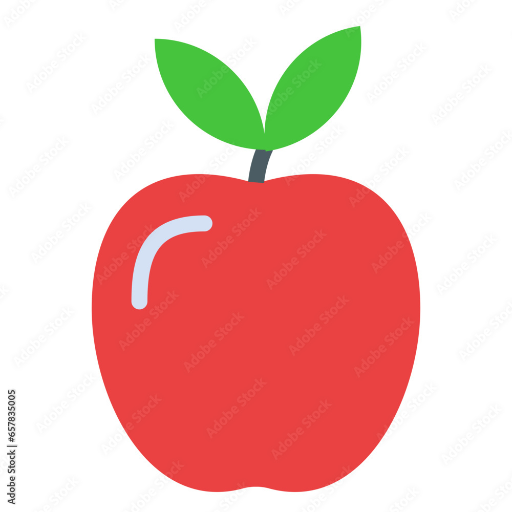 Fototapeta premium Flat Apple icon