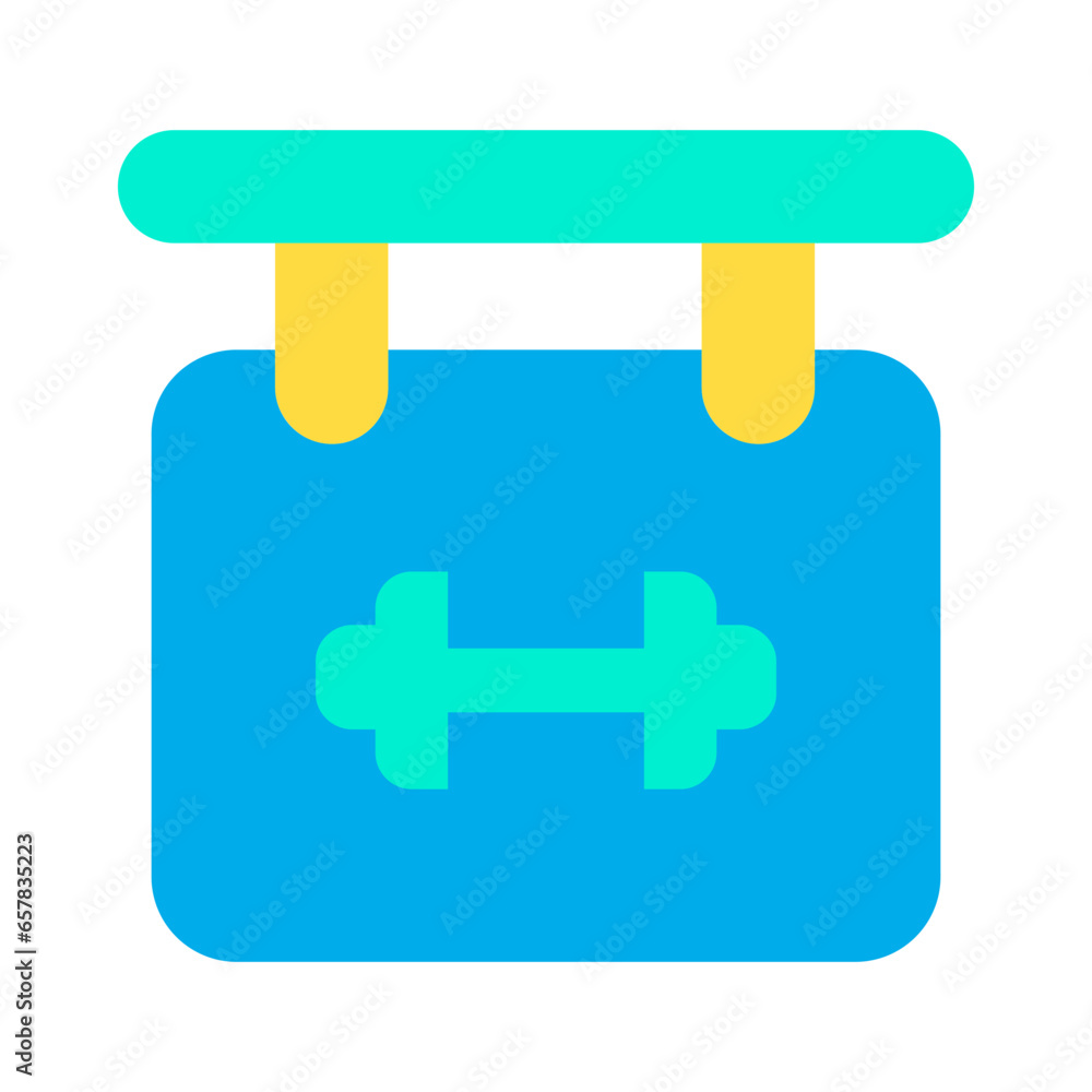 Obraz premium Flat Sign Board icon