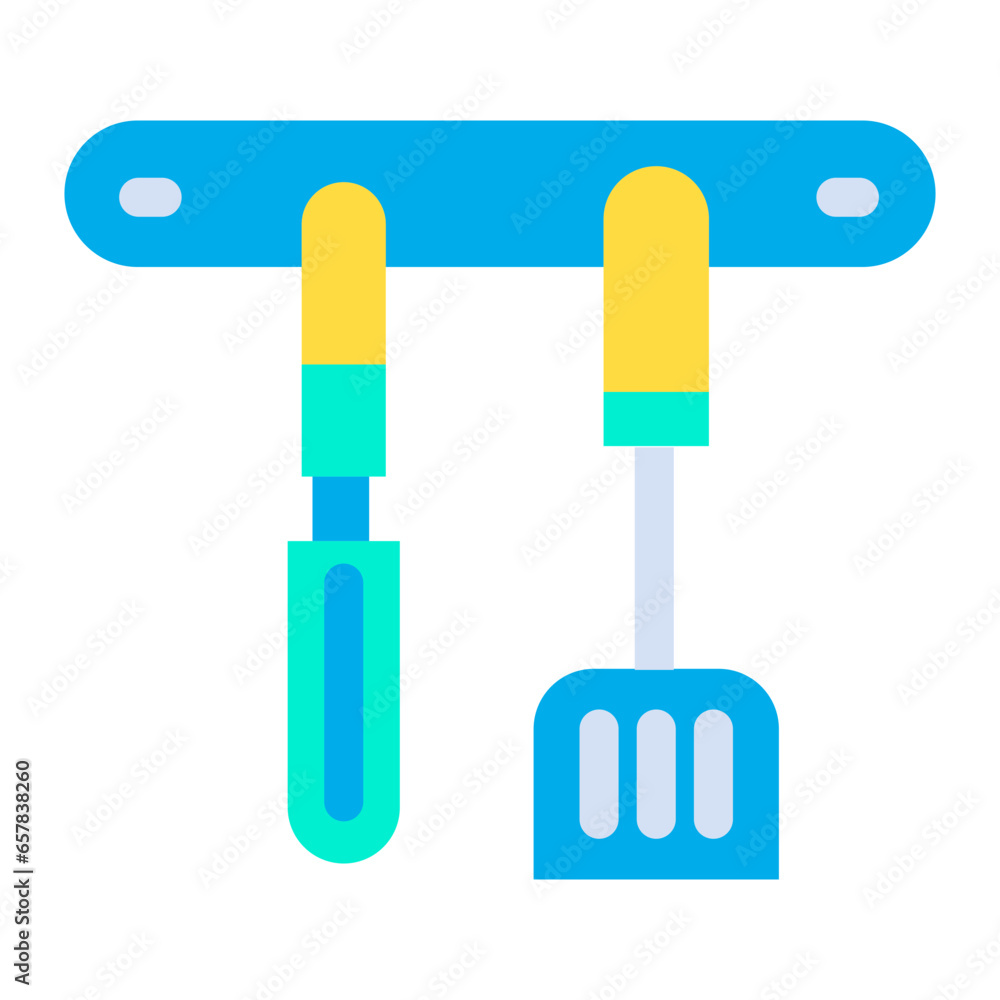 Fototapeta premium Flat kitchenware icon
