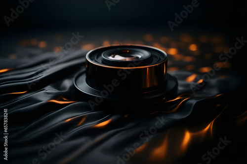 An abstract image with organic, fluid forms in black, reminiscent of celestial bodies merging and colliding in the depths of space. AI Generated.