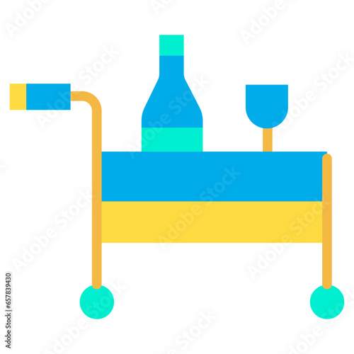 Flat Hotel Service icon