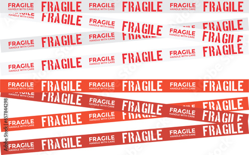 fragile tape used for securing delicate items for despatch