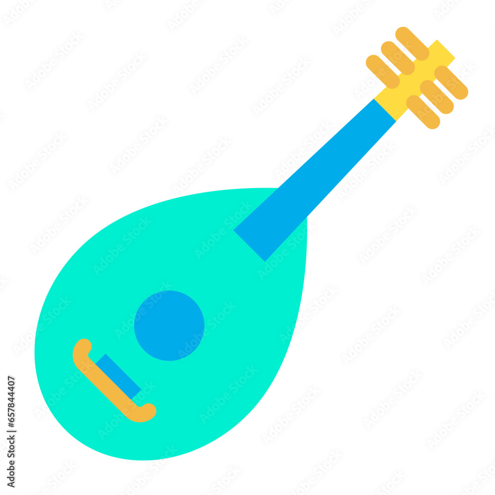 Flat Lute icon Flat Lute icon