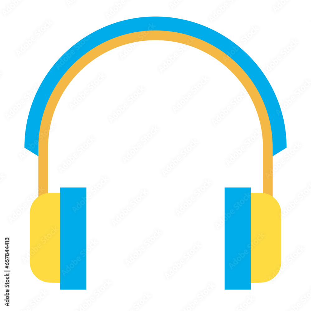 Flat Headphones icon