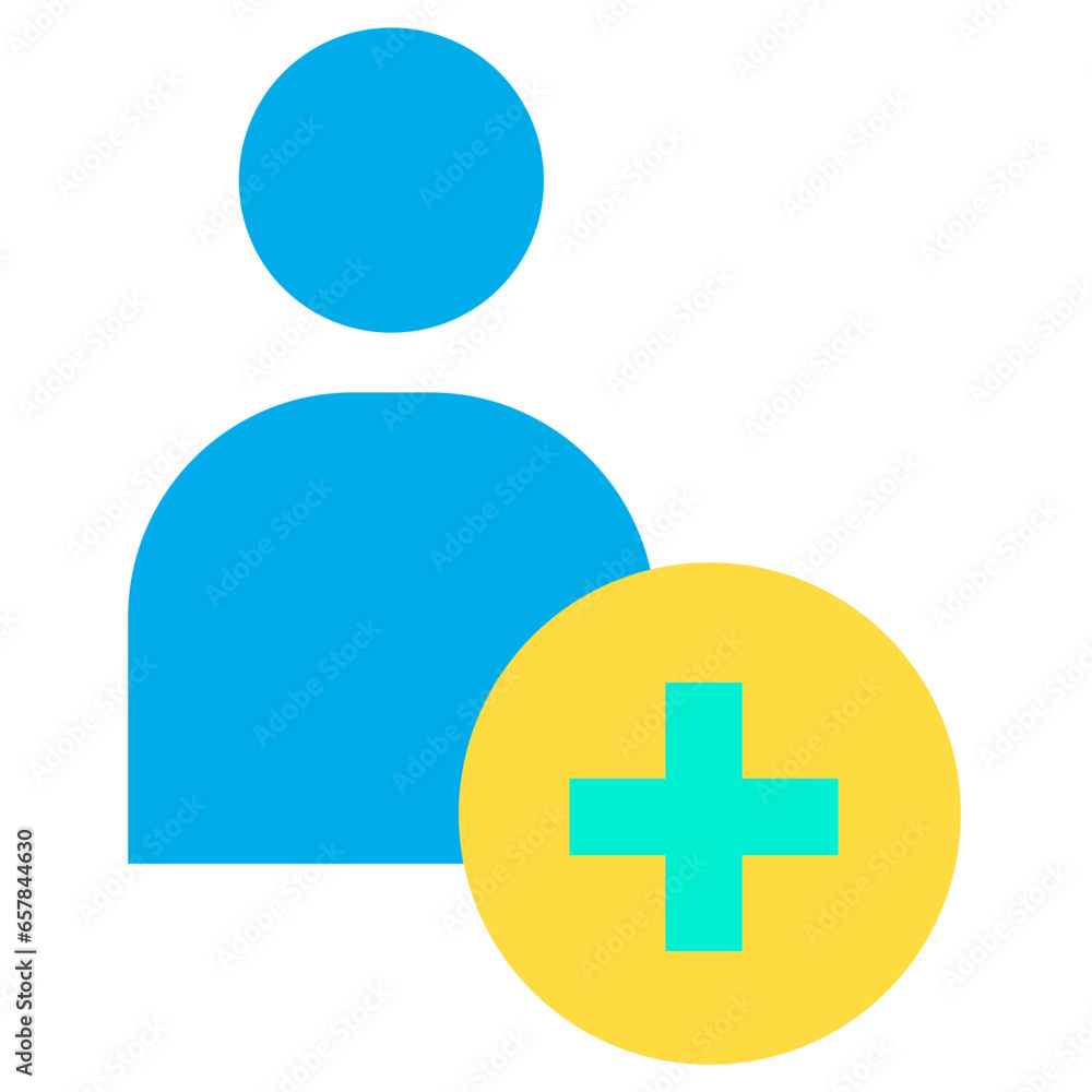 Fototapeta premium Flat Doctor icon