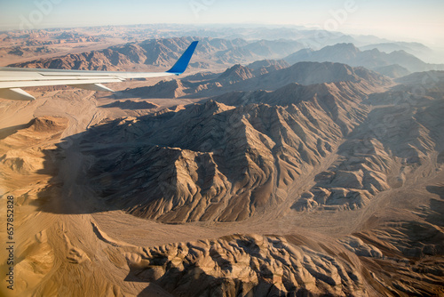 Flying into Jordan, near the Gulf of Aqaba; Jordan photo