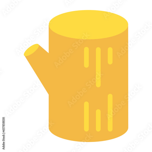 Flat Log icon