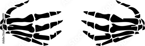 Skeleton hands on boobs SVG, skeleton boobs hands vectors, boobs hands vector, Halloween vector, cancer awareness