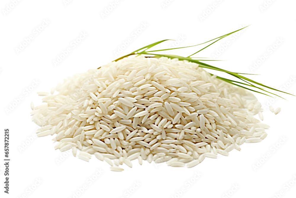 Rice Isolated on Transparent Background