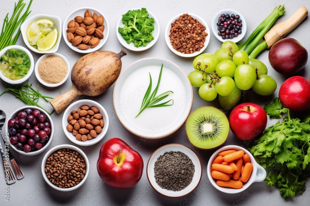 Healthy food background. Healthy food background.