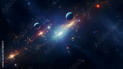 space galaxy background Generated Ai.
