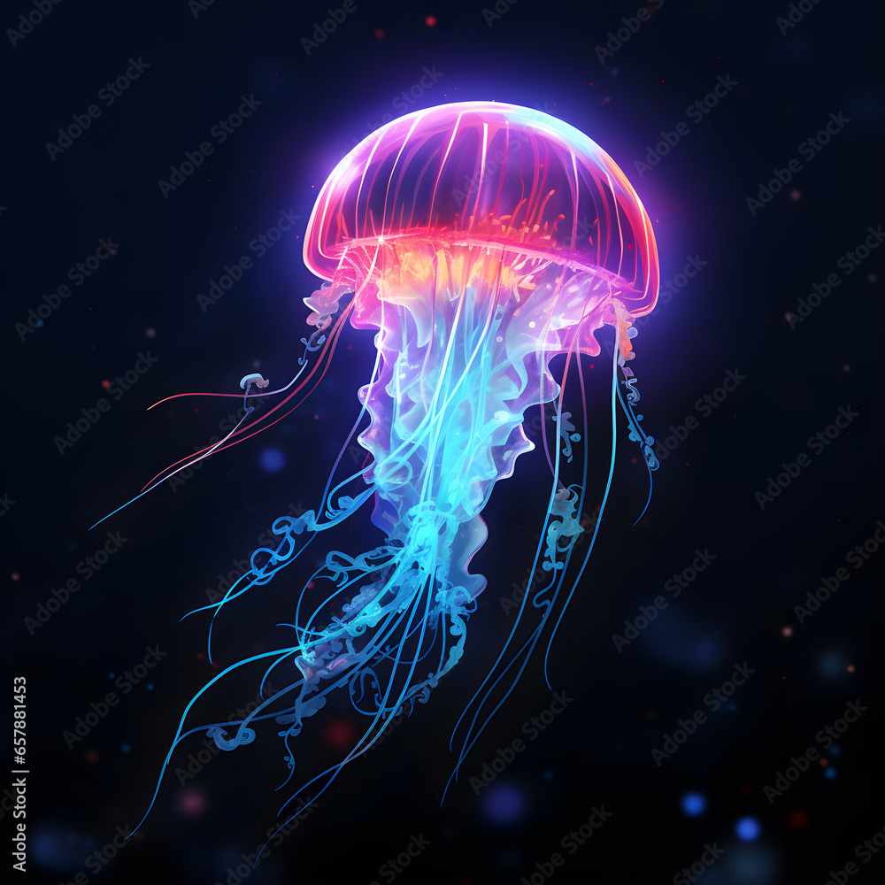 jelly fish in the water jelly fish in the water