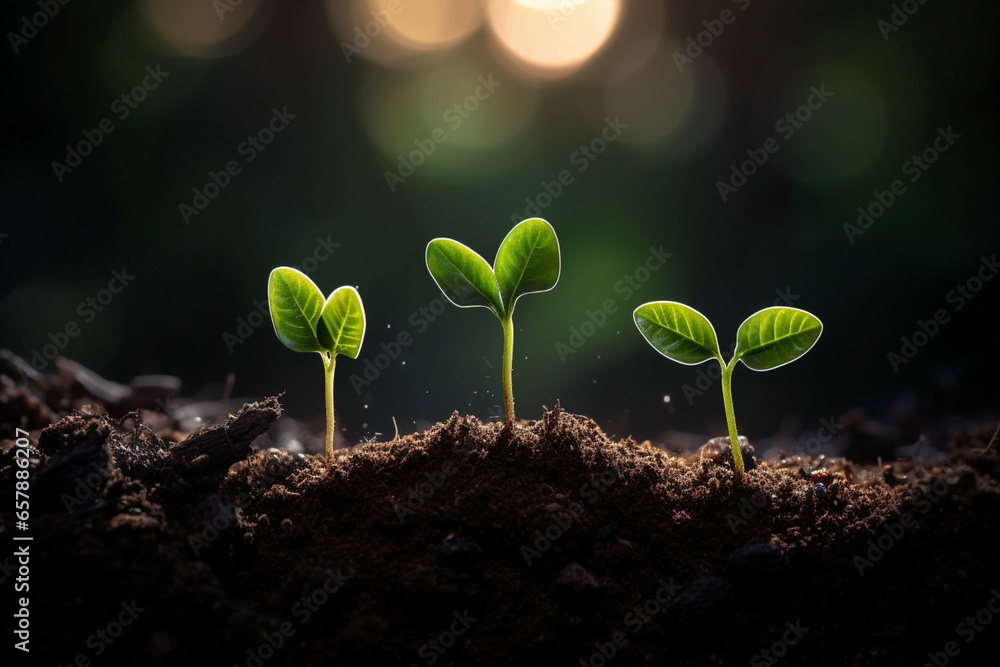 Fresh new grow nature life green growth leaf planting spring gardening Fresh new grow nature life green growth leaf planting spring gardening
