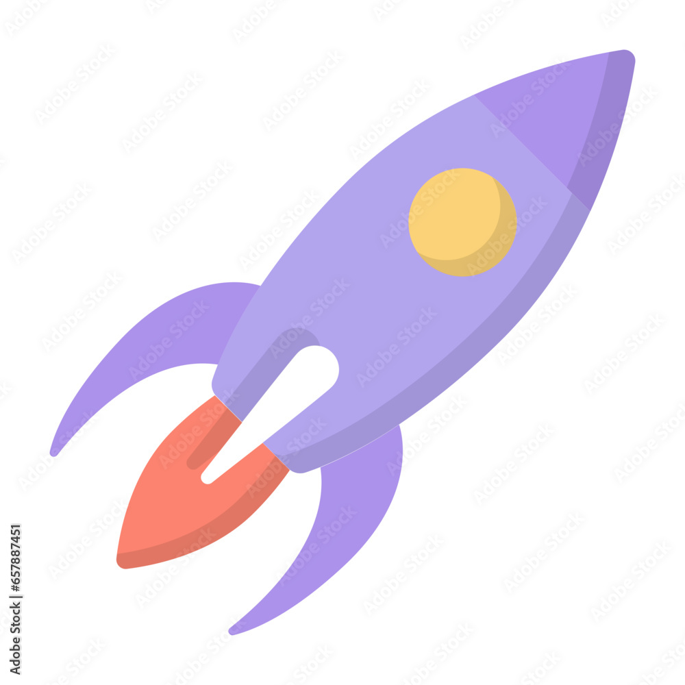 Fototapeta premium Startup Flat Icon