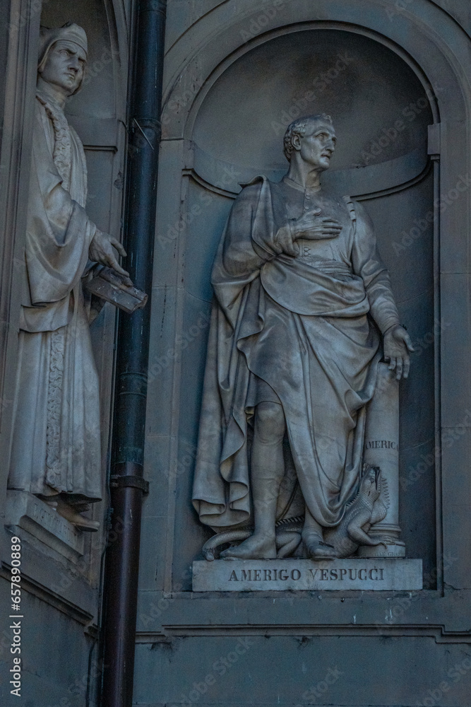 Amerigo Vespucci Statue Stock Photo | Adobe Stock