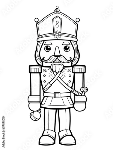 Christmas Colouring page Toy Soldier