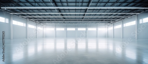Spacious contemporary vacant warehouse