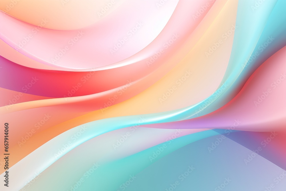 Obraz premium unobtrusive colorful modern curvy waves background illustration - HD Wallpaper