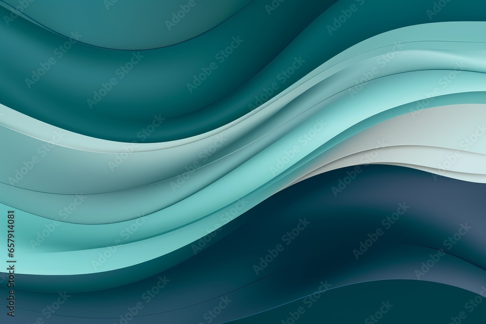 Obraz premium unobtrusive colorful modern curvy waves background illustration - HD Wallpaper