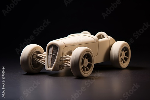 a playful glimpse into 3d printed toy cars, generative AI © avrezn