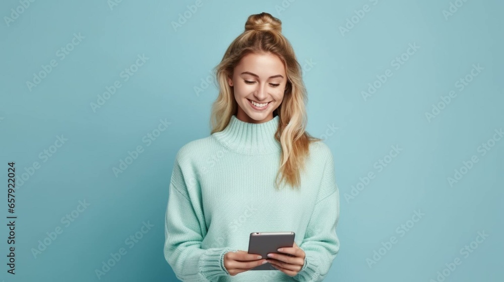 woman with a phone woman with a phone