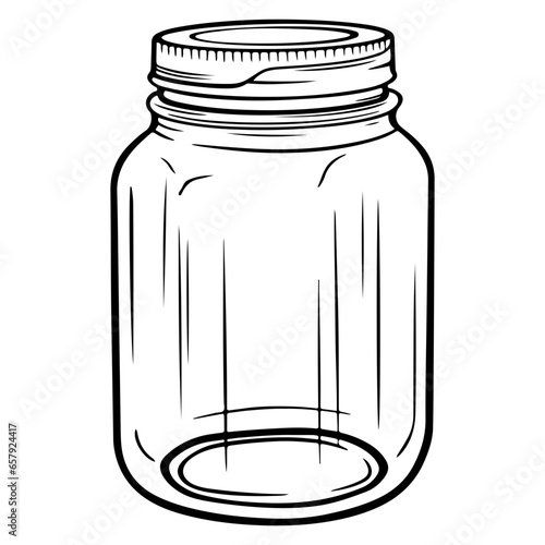 bottles and containers sketch drawing, 
Jar bottle cartoon drawing