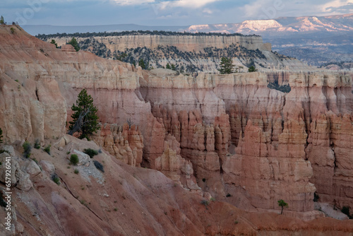 View of rock formation in Bryce Canyon national park, from sunset point. 