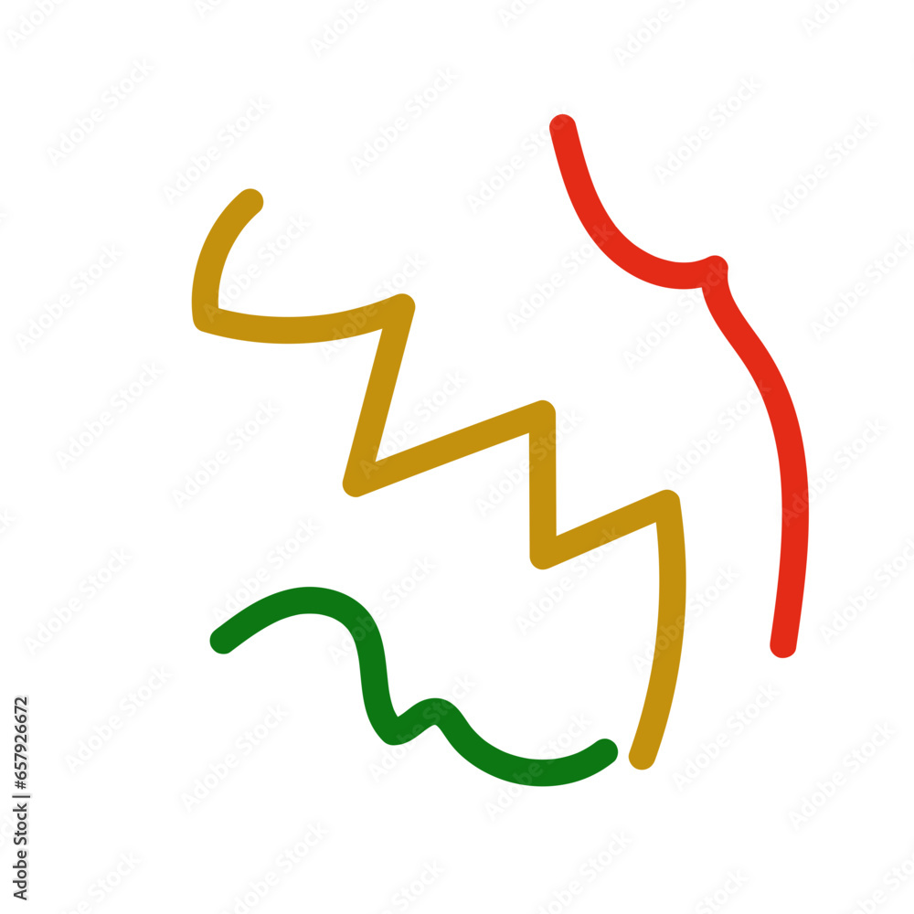 Abstract Scribble Decor Vector Abstract Scribble Decor Vector