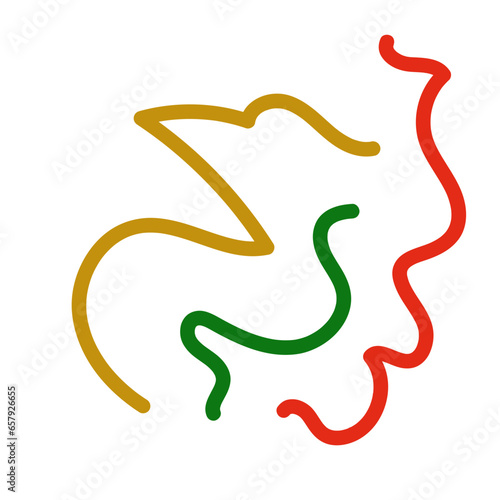 Abstract Scribble Decor Vector 