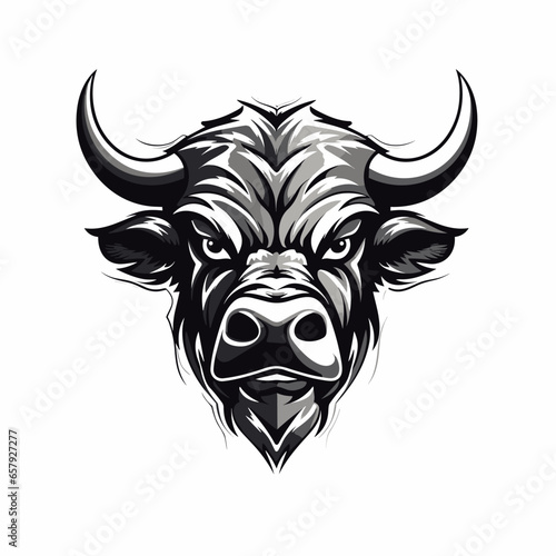 agressive bull | Generative AI