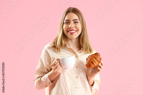 Beautiful young woman with ...