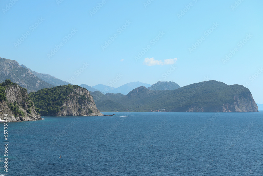 Mountains and sea in Montenegro 