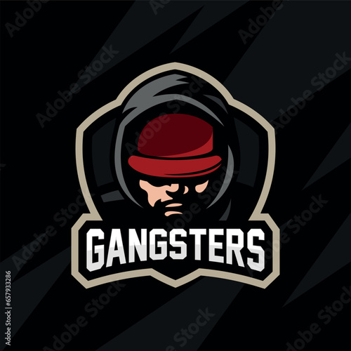 Modern sport/cybersport logo emblem Gangsters
