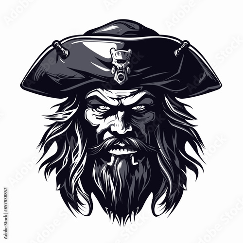 agressive pirate | Generative AI