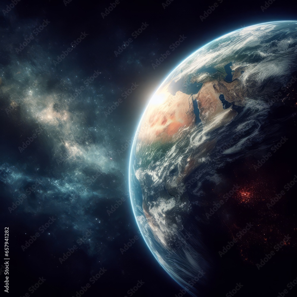 Fototapeta premium earth in space