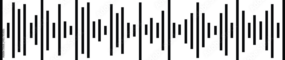 Music player sound bar. Audio speech spectrum noise. Sound wave of voice. Record interface. Equalizer icon with soundwave line isolated on transparent background. Music player sound bar. Audio speech spectrum noise. Sound wave of voice. Record interface. Equalizer icon with soundwave line isolated on transparent background.